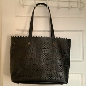 Elegant Black Tote Bag